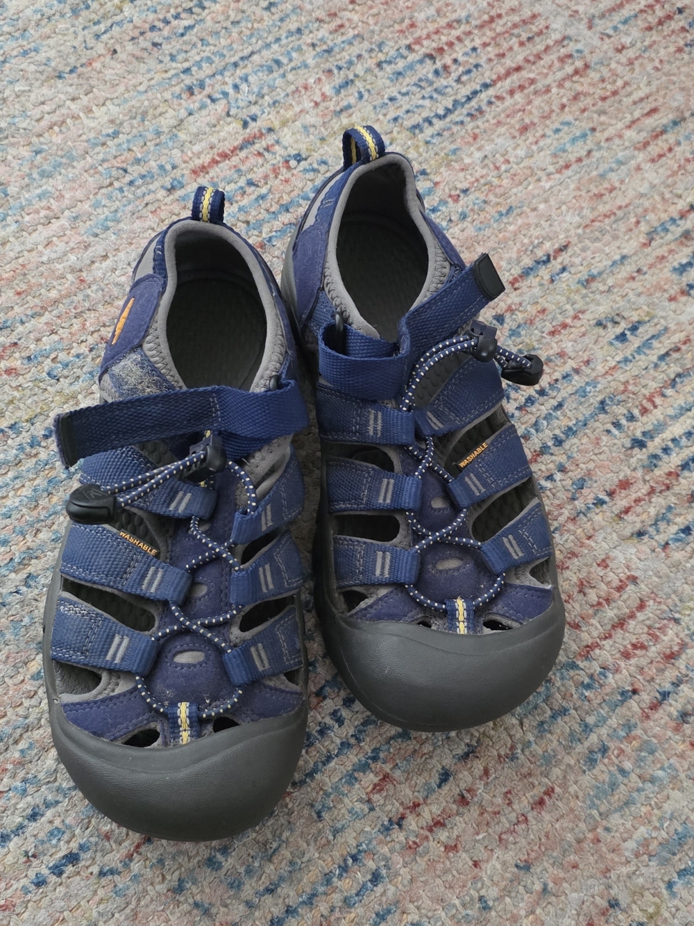 Keen Kids Navy Blue Closed-Toe Adventure Sandals
